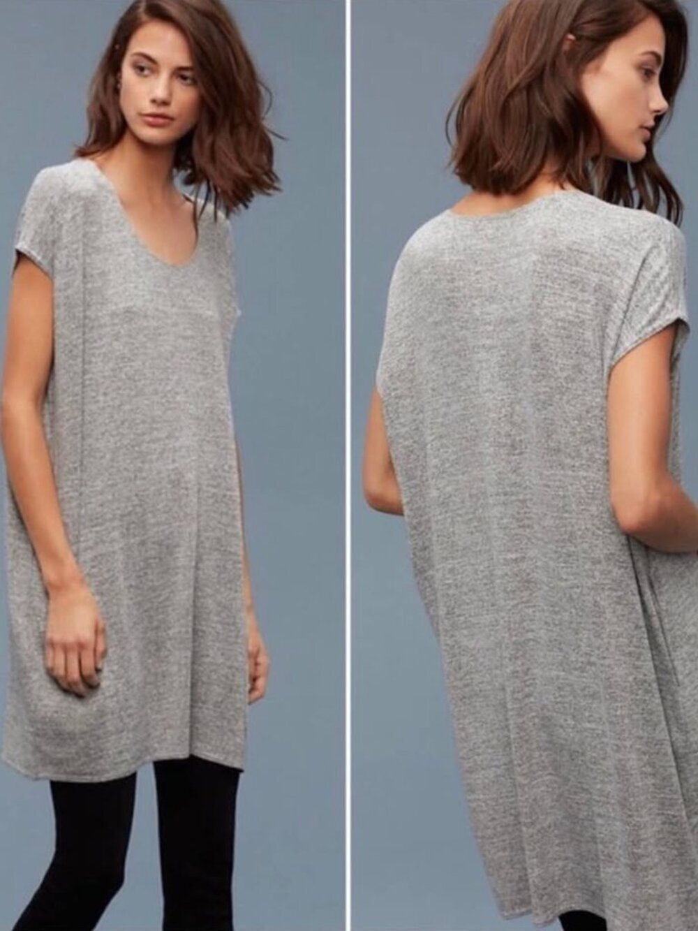 Aritzia Wilfred Free Sleeveless Relaxed Oversized Tunic Dress Pockets, size XXS